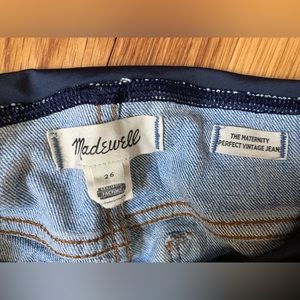Madewell Perfect Vintage Maternity Jeans